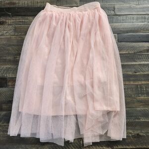 NWOT ARIZONA Jeans light pink tully skirt. Girls size 14